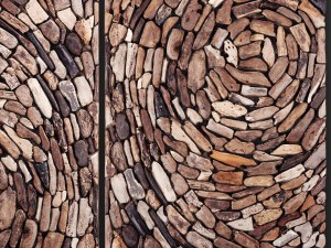 dimond home driftwood whirl wall art in natural 3D Model