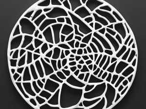 dimond home spidersilk wall sculpture Model 3D