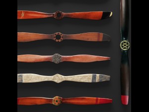 set propeller by authentic models and uma enterpri 3D Model
