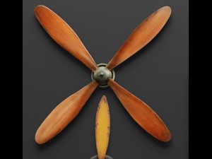 set propeller Modèle 3D