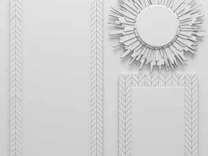 set mirrors 3D-Modell