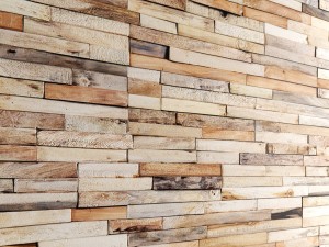 art wall of wooden planks 3d 3D 模型