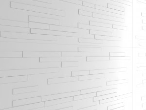 art wall of wooden planks 3d 3D 模型