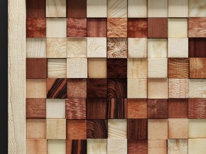 mosaic wood panel 3d Modelo 3D