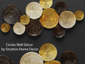 circles wall decor 3D Model