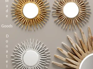 Madegoods Donatella набор зеркал 3D Модель