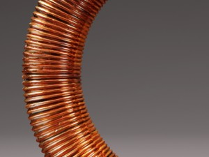 copper life bouy on stand 3D Model