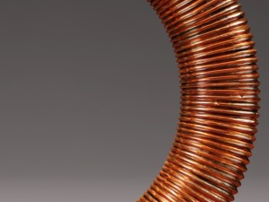 copper life bouy on stand 3D Model