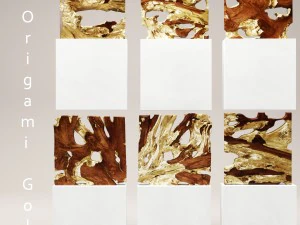 치스타 종이접기 골드 3D 모델