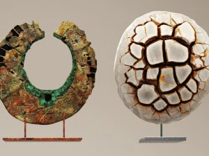 set of statues and sculptures 3D Model