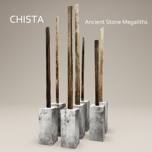 chista ancient stone megaliths Modèle 3D .c4d .max .obj .3ds .fbx .stl .blend 