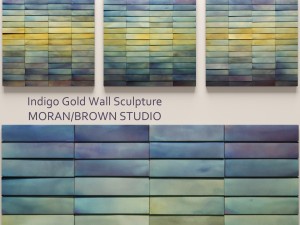 indigo gold wall sculpture 3D Model