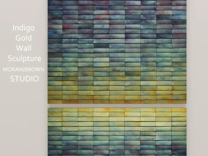 conjunto de pinturas modernas Modelo 3D