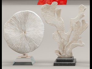 coral set Modello 3D