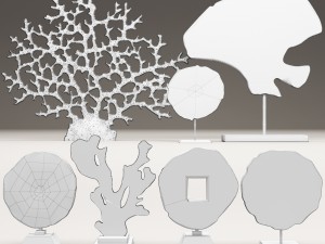 coral set Modello 3D