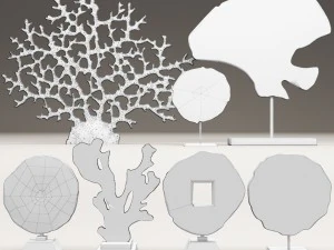 insieme di corallo Modello 3D