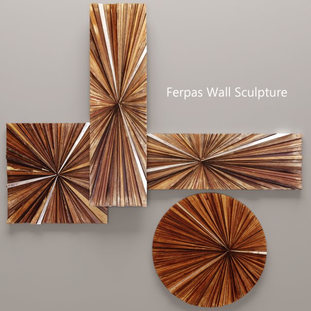 ferpas wall sculpture 3Dモデル .c4d .max .obj .3ds .fbx .stl .blend 