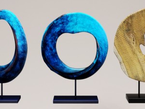 set of statues and sculptures 3D 모델