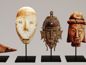 figurines collection statues set Model 3D