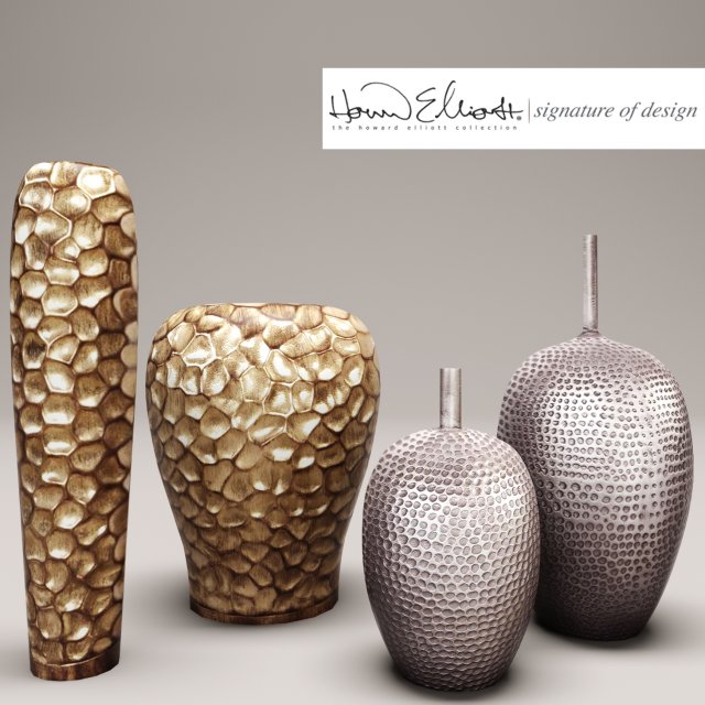 collection of vases Modèle 3D .c4d .max .obj .3ds .fbx .stl .blend 