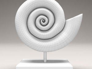 ammonite shell 3D Model