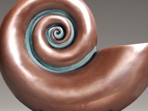 ammonite shell 3D Model