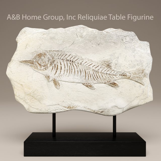 figurine fish stone 3D 模型 .c4d .max .obj .3ds .fbx .stl .blend 