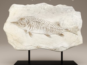 figurine fish stone 3D मॉडल