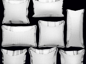 pillow set 3D Model