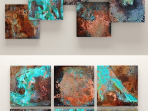 wall art sculpture Modello 3D