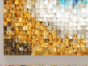 wood mosaic Modèle 3D