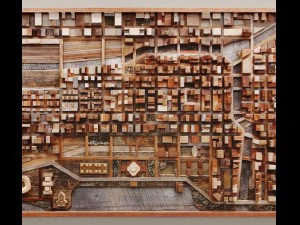 wood mosaic 3D Model