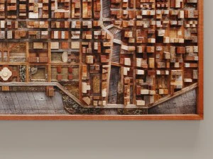 wood mosaic 3D Model