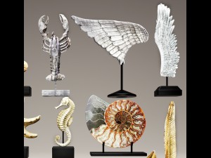 collection figurines statues 3D Модель