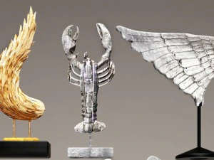 collection figurines statues 3D Model