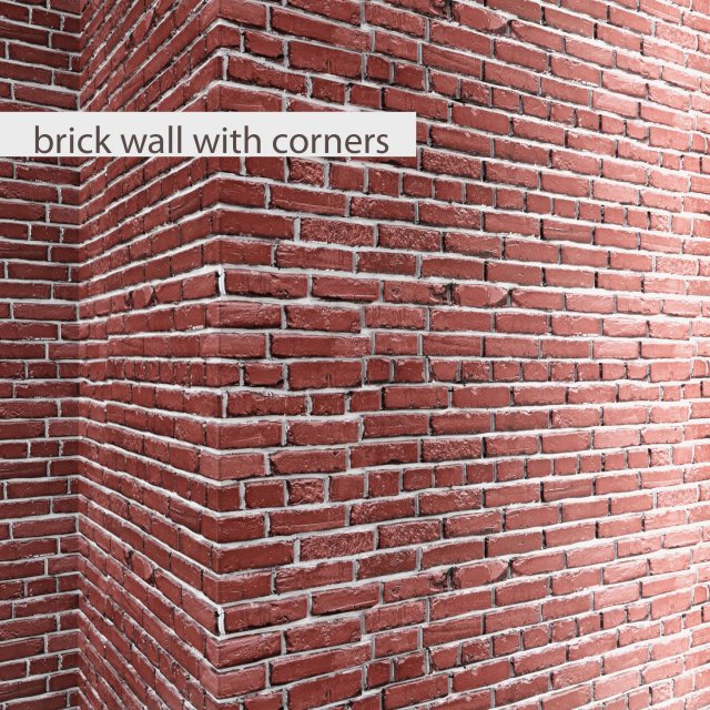red bricks 3D Model .c4d .max .obj .3ds .fbx .stl .blend 