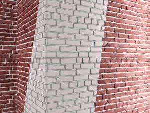 red bricks 3D Model
