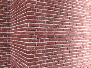red bricks 3D Model