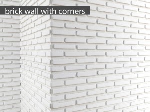 white bricks 3D Model