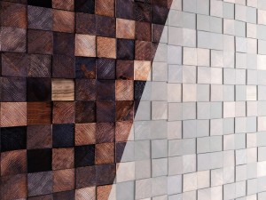 mosaic wood panel 3D Model