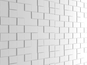 mosaic wood panel 3D Model
