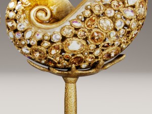 jay strongwater nautilus shell 3D Model