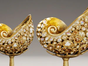 jay strongwater nautilus shell 3D Model
