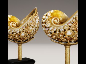 jay strongwater nautilus shell 3D Model