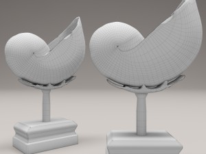 jay strongwater nautilus shell 3D Model