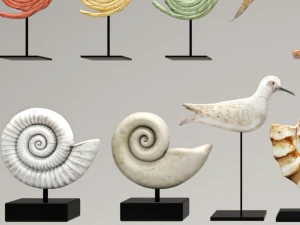 collection figurines 3D Model