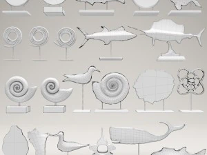 collection figurines 3D Model