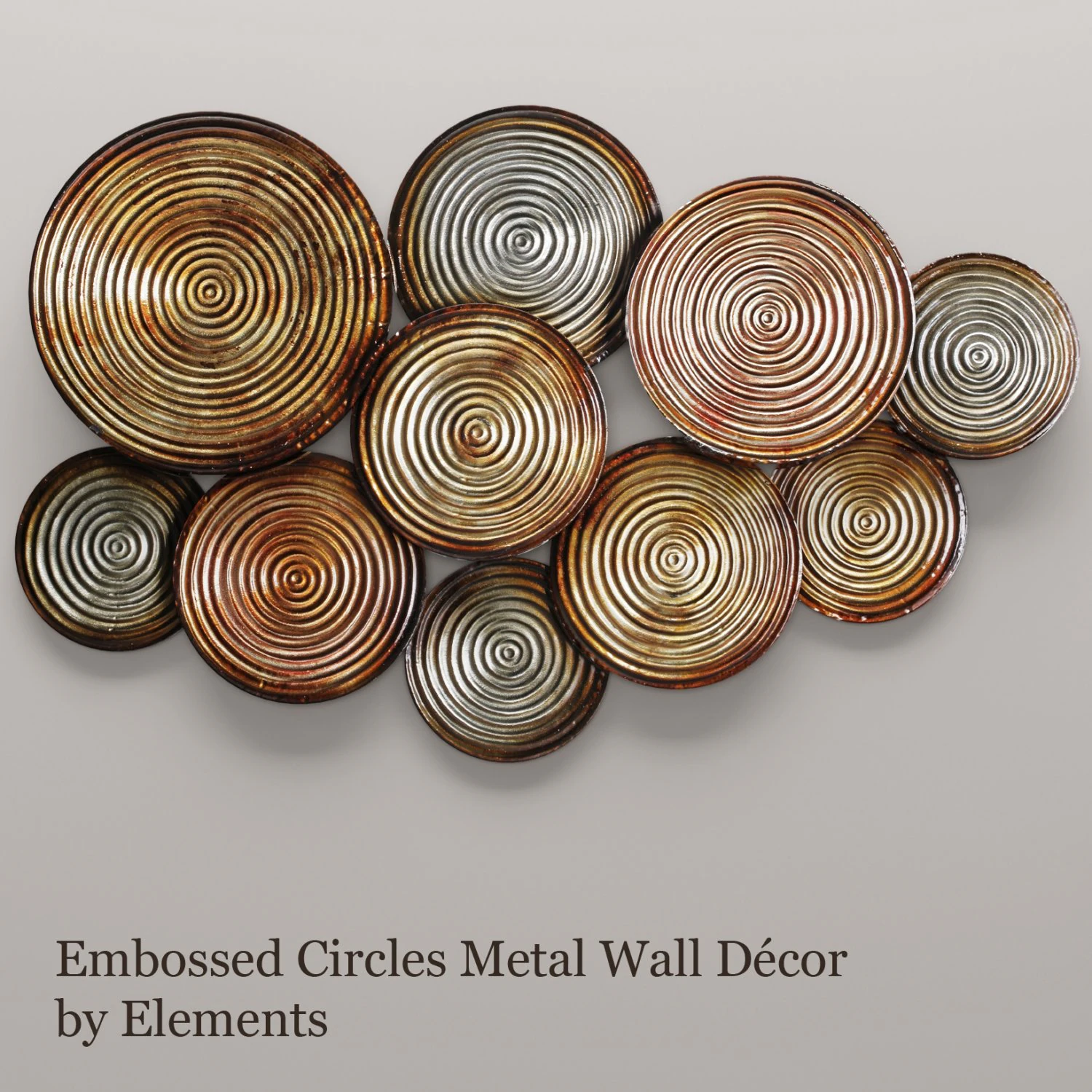 circles wall decor 3D Model .c4d .max .obj .3ds .fbx .stl .blend 