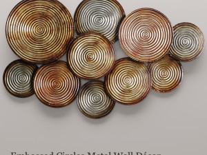 circles wall decor 3D Model