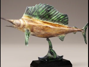 pesce spada Modello 3D